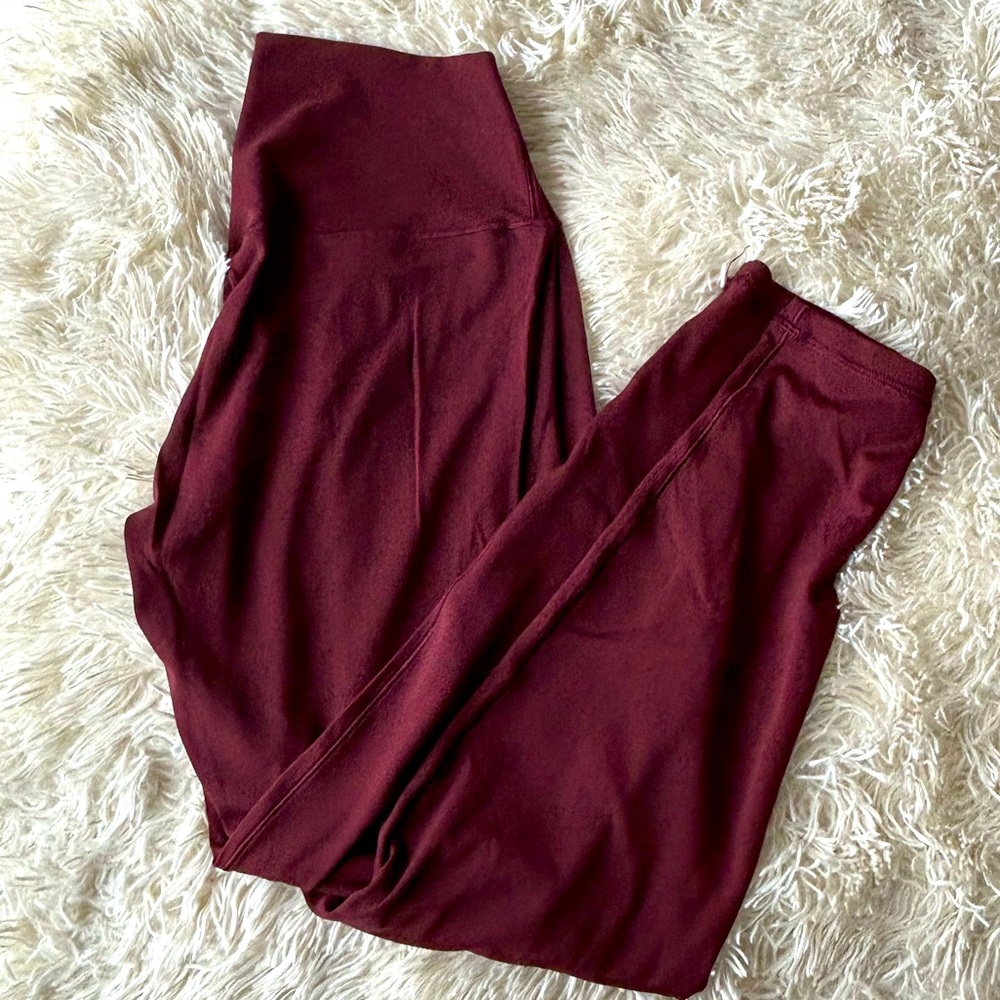 AEIRE OFFLINE - Leggings, Color: Maroon, Size: Medium, Feel: Next to Skin